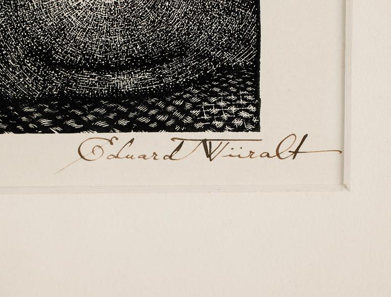 EDUARD WIIRALT, etsning, signerad och daterad 1933.