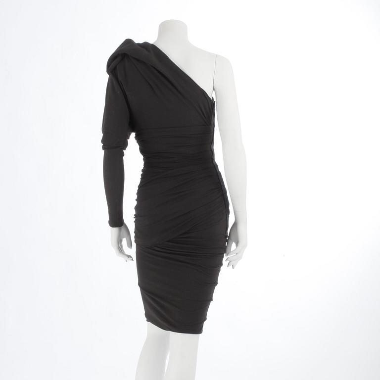 DRESS, Lanvin, a grey one shoulder dress.
