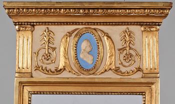 SPEGEL, gustaviansk stil, 1800/1900-tal.