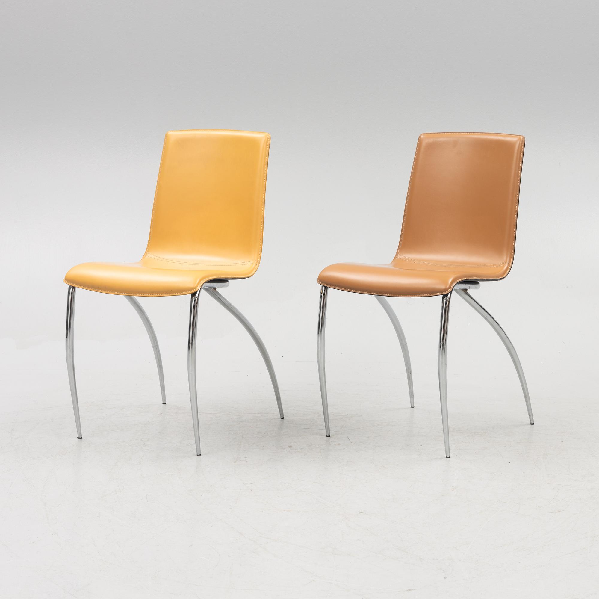 Giorgio Cattelan, stolar, 6 stycken, Italien, 1980-tal.