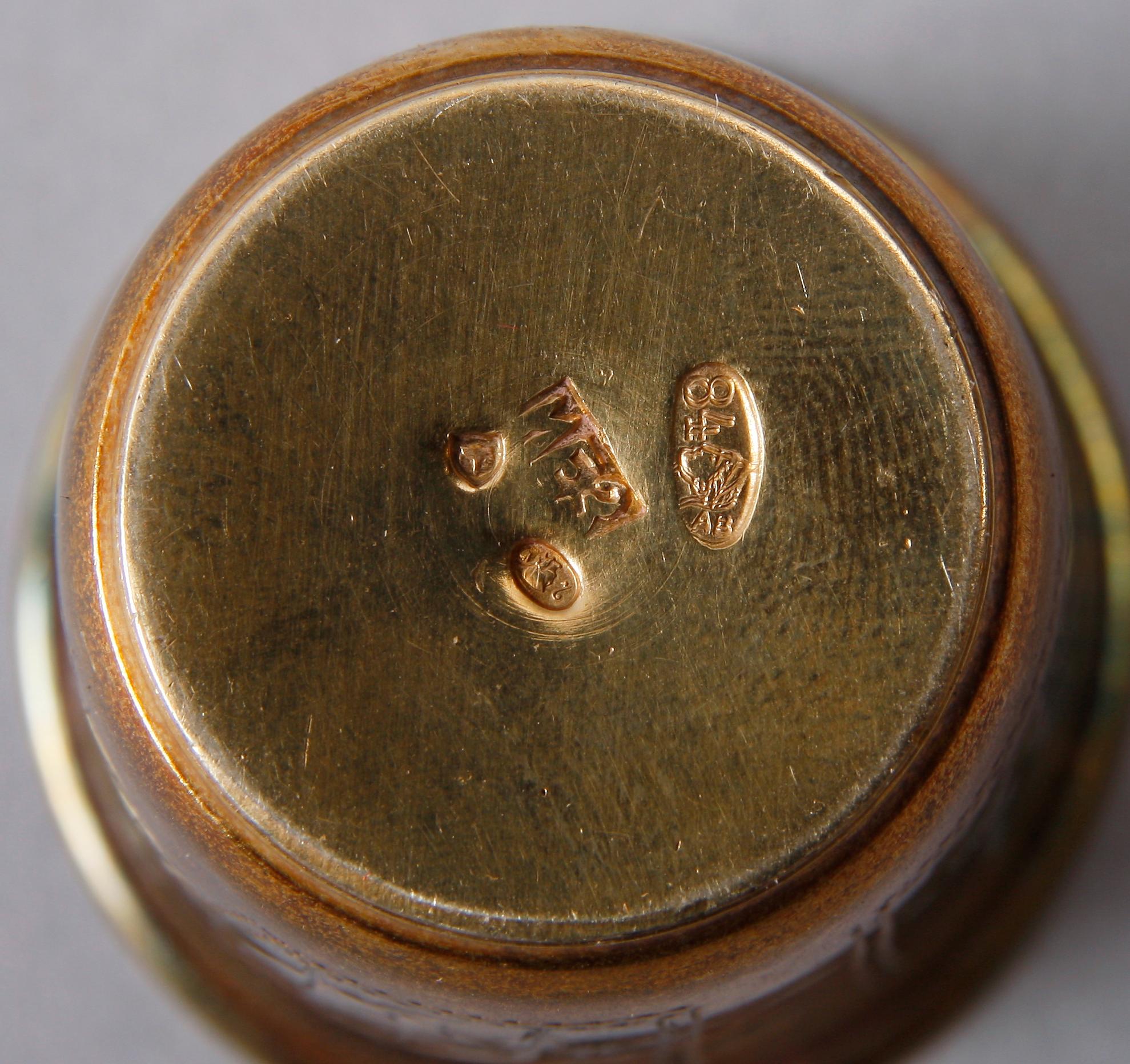 BÄGARE, silver, Ryssland, 1908-17.