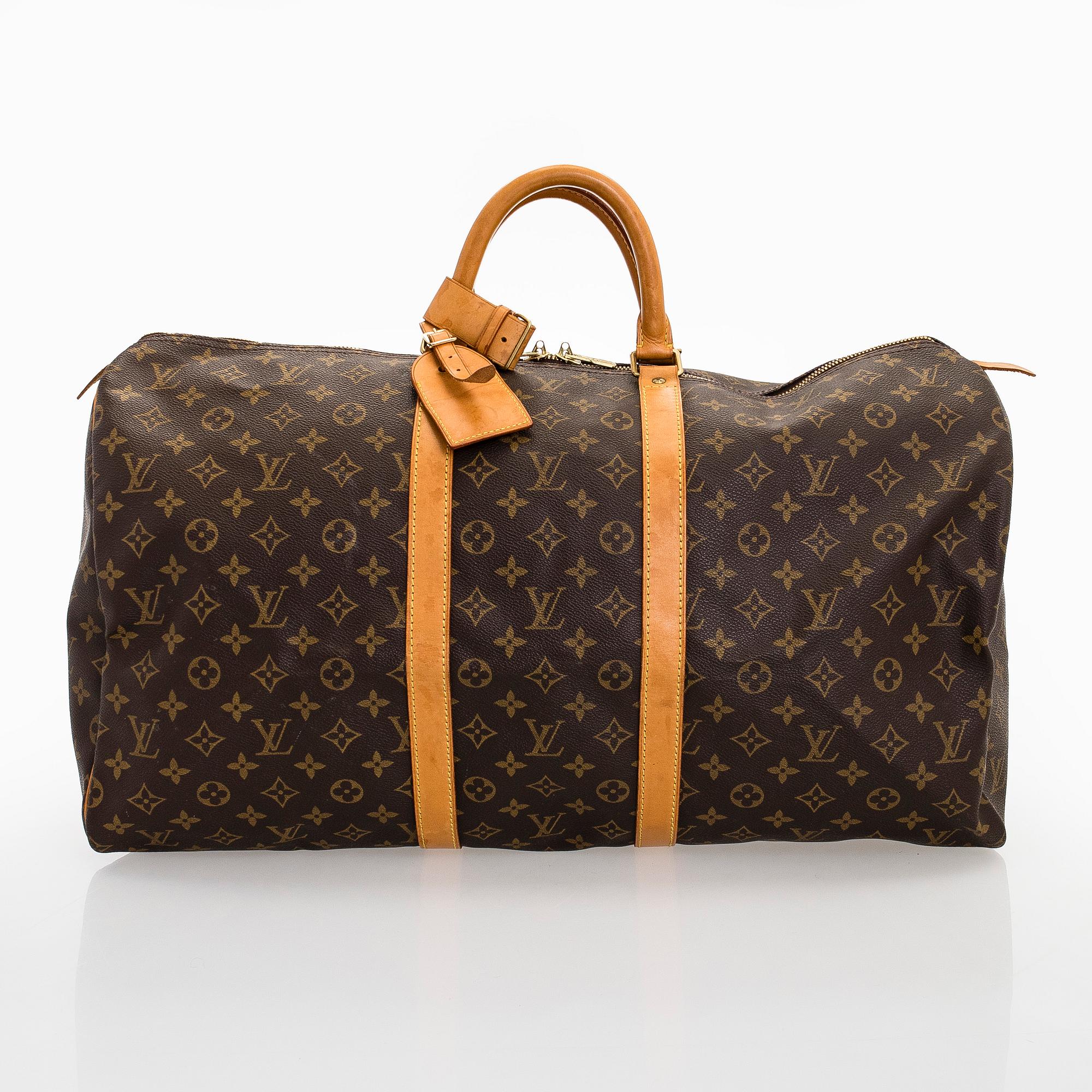 Louis Vuitton, a Monogram Canvas 'Keepall 55' bag.