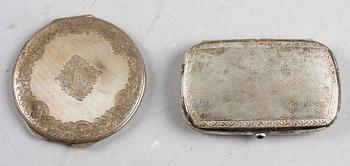 DOSOR, 6 st, silver, 1900-tal, tot vikt 444 g.