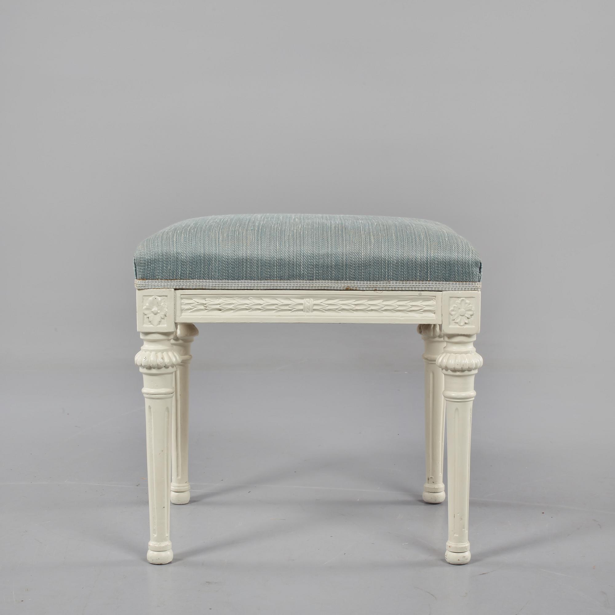 TABURETT, gustavianskt provinsarbete, 1800-talets första del.