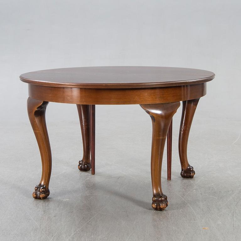 Table, Chippendale style, AB Mobilia, Malmö, first half of the 20th century.