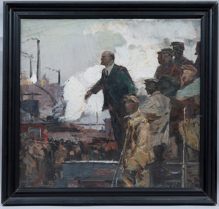 Vladimir Ivanovich Ovchinnikov, LENIN AT THE FACTORY.