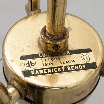 Kamenicky Senov Chandelier, ceiling lamp, Czech Republic, second half of the 20th century.