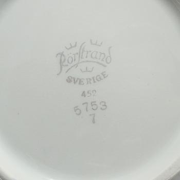SERVISDELAR, 45 delar, porslin, "Swedish grace", Louise Adelborg, Rörstrand, 1900-talets mitt.