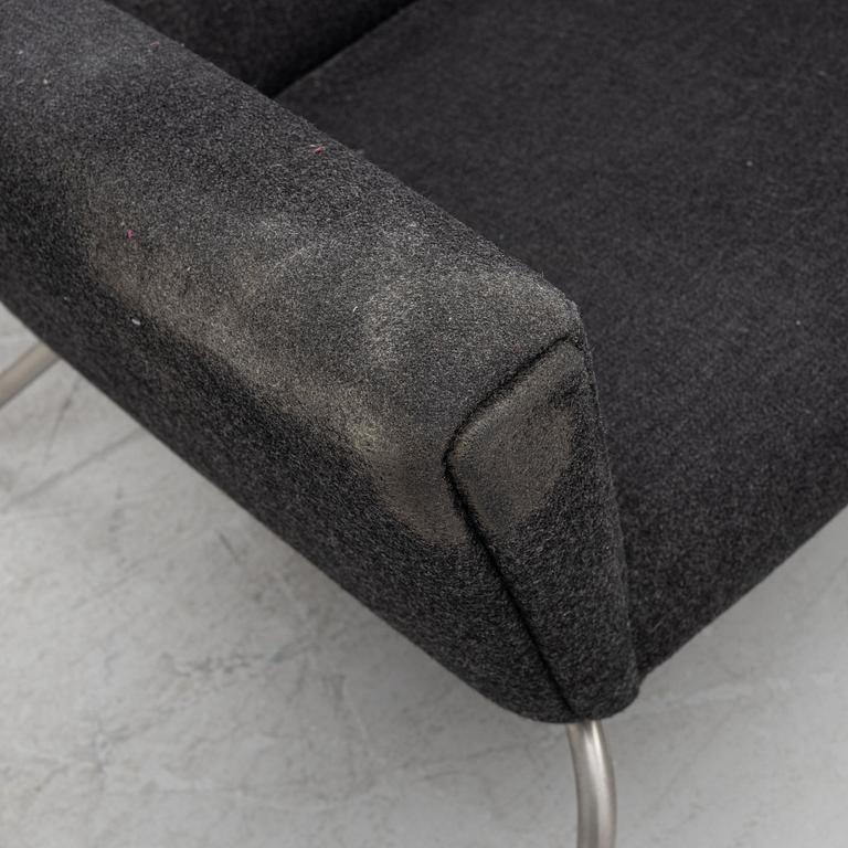 Hans J. Wegner, armchair and footstool, "Wing Chair", CH-445, Carl Hansen & Søn, Denmark.