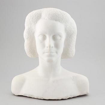 HENRIK ROXSTRÖM, sculpture. Signed. Dated. Marble. Height 45 cm.