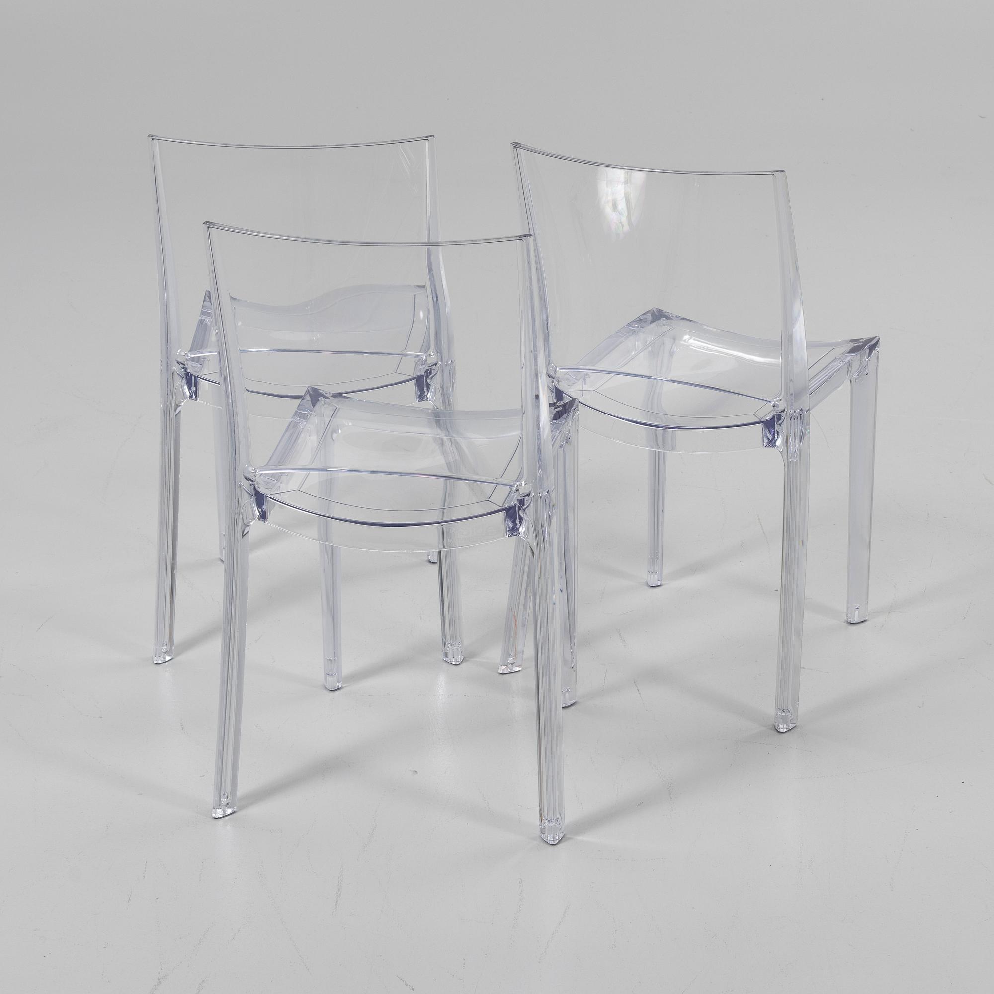 Chairs, 3 pcs, B-Side by Grandsoleil, 2000s.