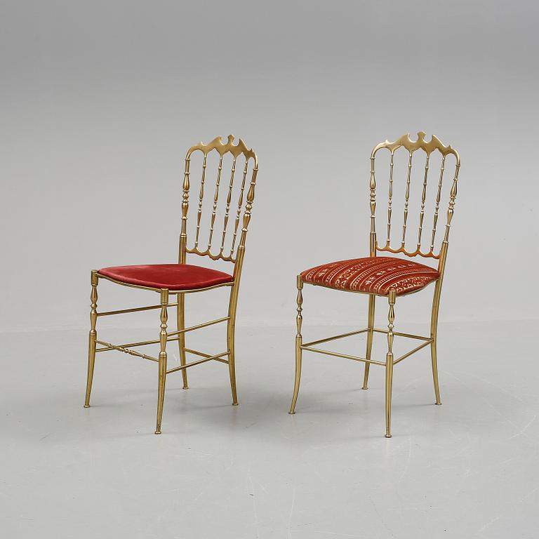 STOLAR, 2 st snarlika, Chiavari, Italien. Mässing, 1900-talets andra hälft.