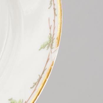 Royal Copenhagen, a set of 7 service pieces, Denmark, circa 1900.