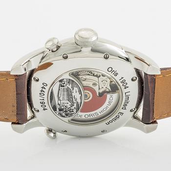 Oris, Centennial Set 1904, "Limited Edition", chronograph, wristwatch, clock, 42,5 mm / 57 mm.