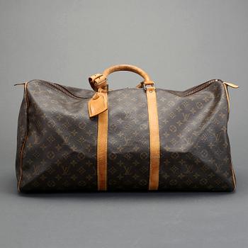 VÄSKA, "Keepall 55", Louis Vuitton. 1980-tal.