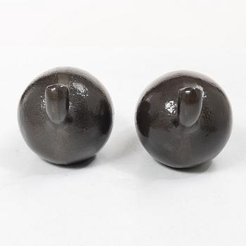 Eva Schildt and Maja Sten, doorstops, a pair, “Ekollon”, Firma Svenskt Tenn.
