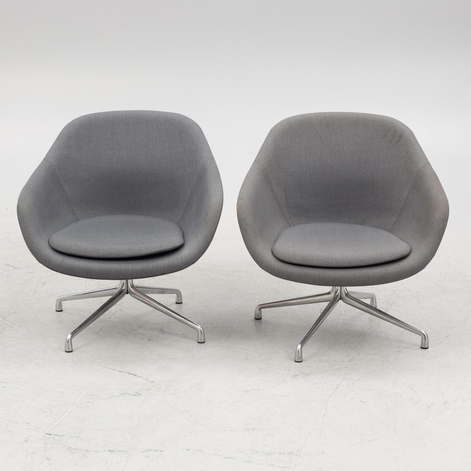 Hee Welling, swivel armchairs, 4 pcs, "AAL81", Hay, contemporary.