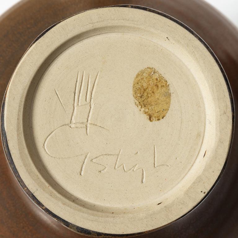 Stig Lindberg, a stoneware vase, Gustavsberg Studio 1960.