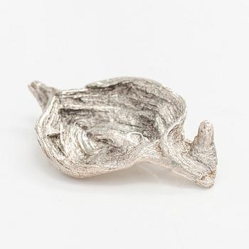 Helky Juvonen, rintaneula, sterlinghopea, Westerback, Helsinki 1972.