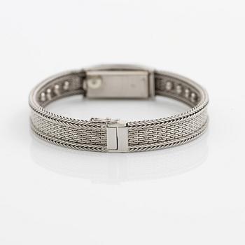 Aftonklocka/smyckeur, Blancpain,  18K vitguld med briljantslipade diamanter.