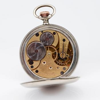 FICKUR, 3 st, silver och nickel, 1900-talets första hälft.