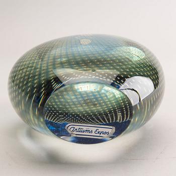 Sven Palmqvist, a 'Kraka' glass vase, Orrefors, signerad.