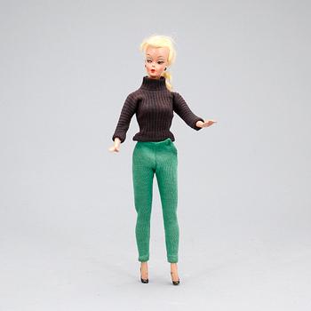 DOCKA, plast, "Bild-Lilli", Hausser, Tyskland, (1955-1964).