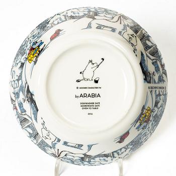 Arabia, skålar, 6 st, porslin, Moomin Characters, 2016.