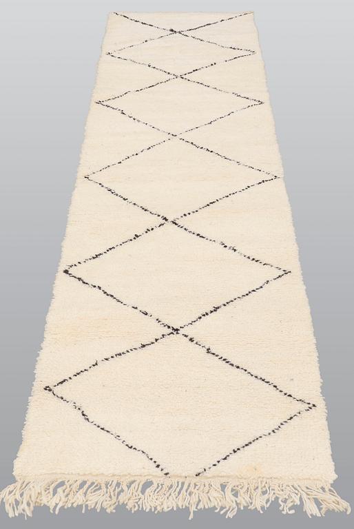 A runner, Morocco, ca 290 x 80 cm.