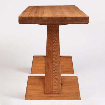 Axel Einar Hjorth, an "Utö" stained pine table, Nordiska Kompaniet, Sweden 1930s.