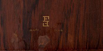 LÄNSTOLAR, ett par, palisander, "Senator" Ole Wanscher, France & Son, Danmark 1900-talets mitt.