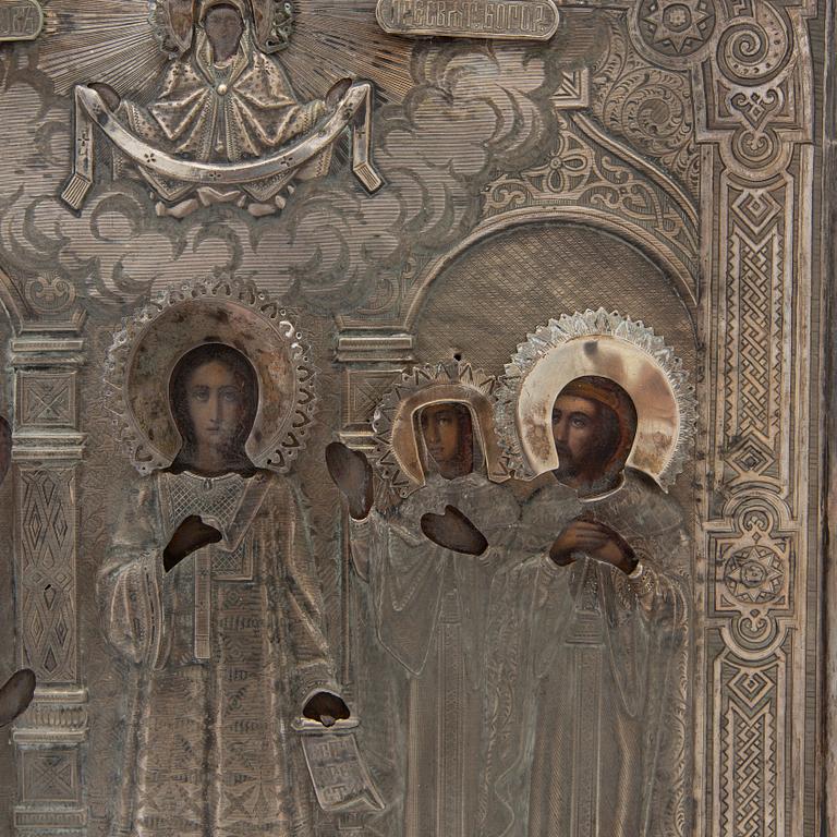 Icon, silver, Moscow, Russia, 1895.
