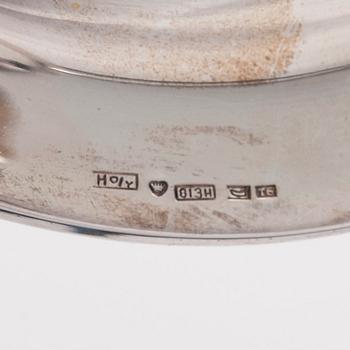 KALK, silver, Hopeatehdas, Helsingfors 1948. Totalvikt 694,6 g.