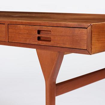 Nanna Ditzel, a teak desk, Søren Willadsen, Denmark 1960s.