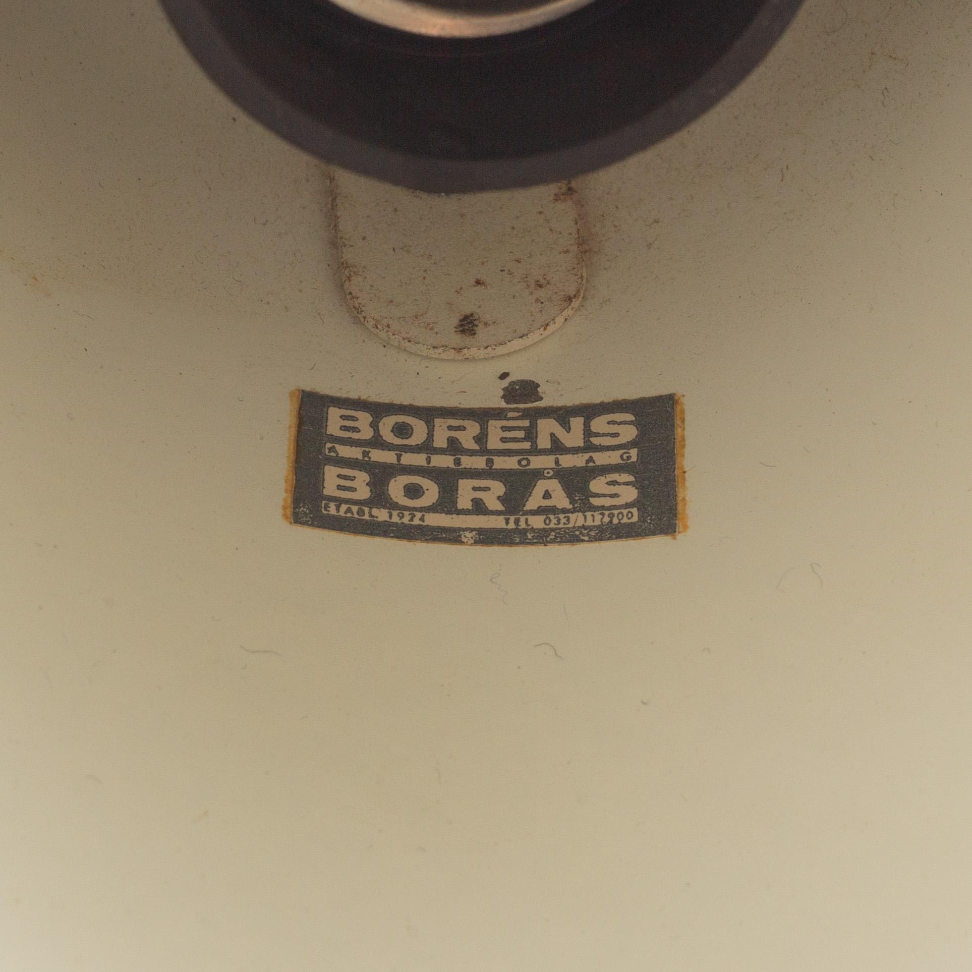 Boréns, wall lamps, 3 pcs, Borås, circa mid-20th century.