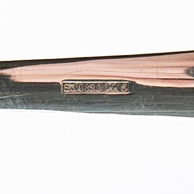 Cutlery approx 42 dlr "Chippendale" silver Eja 2002.