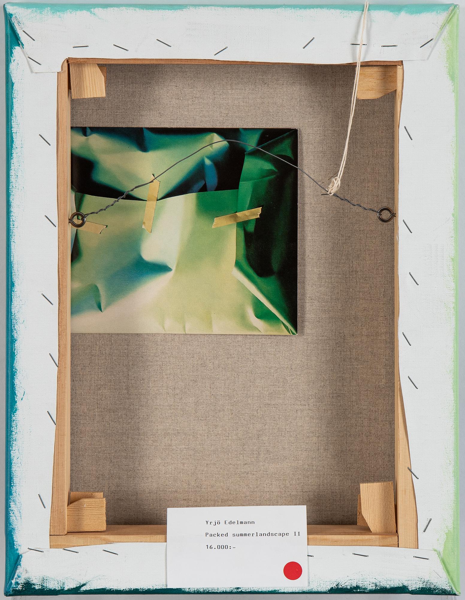 Yrjö Edelmann, olja på duk, signerad och daterad 1993.