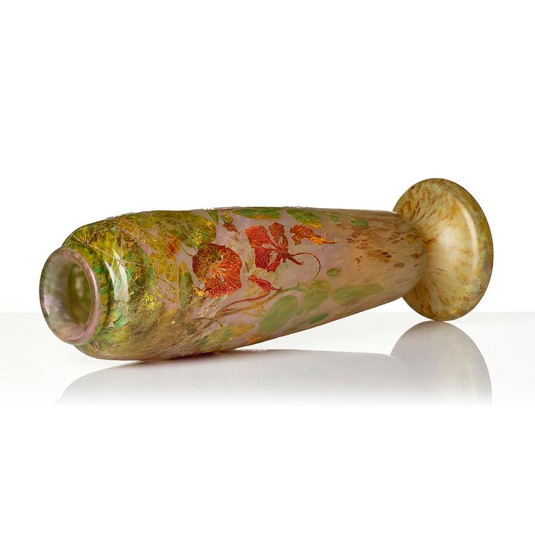 Daum Frères, an Art Nouveau cameo glass vase, Nancy, France.