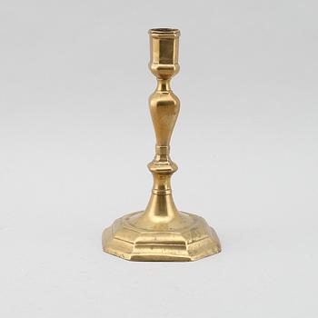 LJUSSTAKE, brons, 1700-tal.