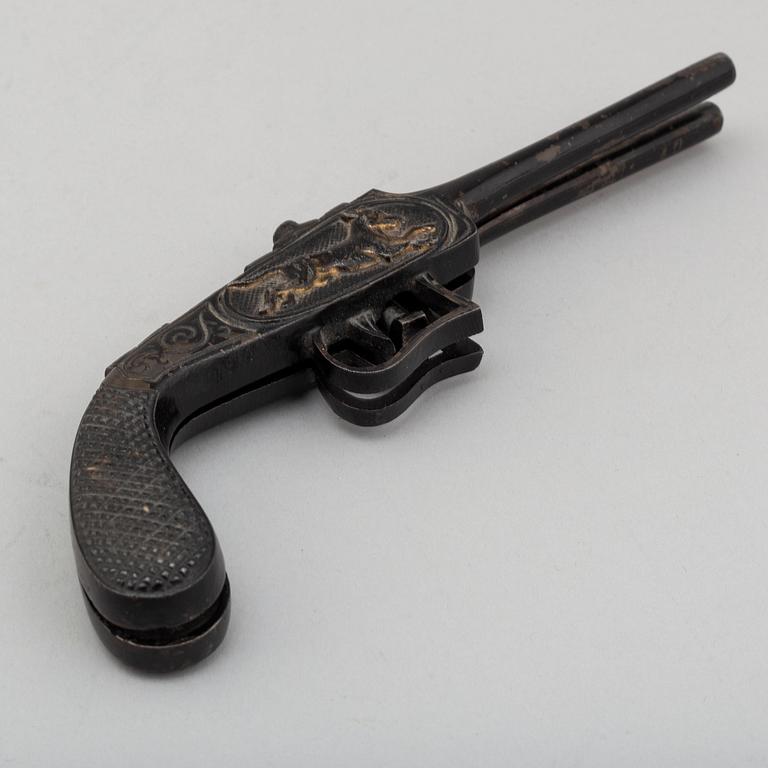 A 19th century cast iron boot jack.