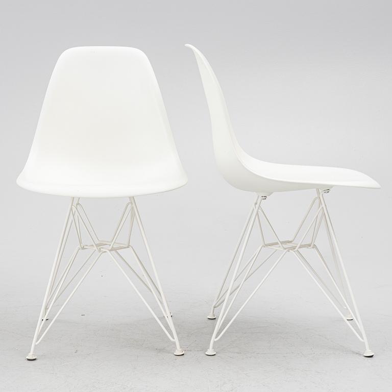 Charles & Ray Eames, chairs, 6 pcs, "Plastic chair DSR", Vitra, 2020.