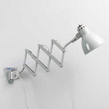 SWIVEL WALL LAMP / INDUSTRIAL LAMP, Tateka, 1950s/60s.