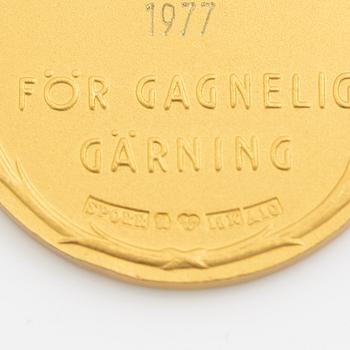 S:t Olofsmedaljen, 18k guld.