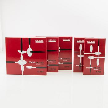 Folke Arström, cutlery set, 44 pcs "Focus/Focus de Luxe", Gense.