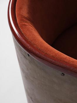 Mats Theselius, a "Järn/Moccafåtöljen" armchair, ed. 157/360, Källemo, Värnamo, post 1994.