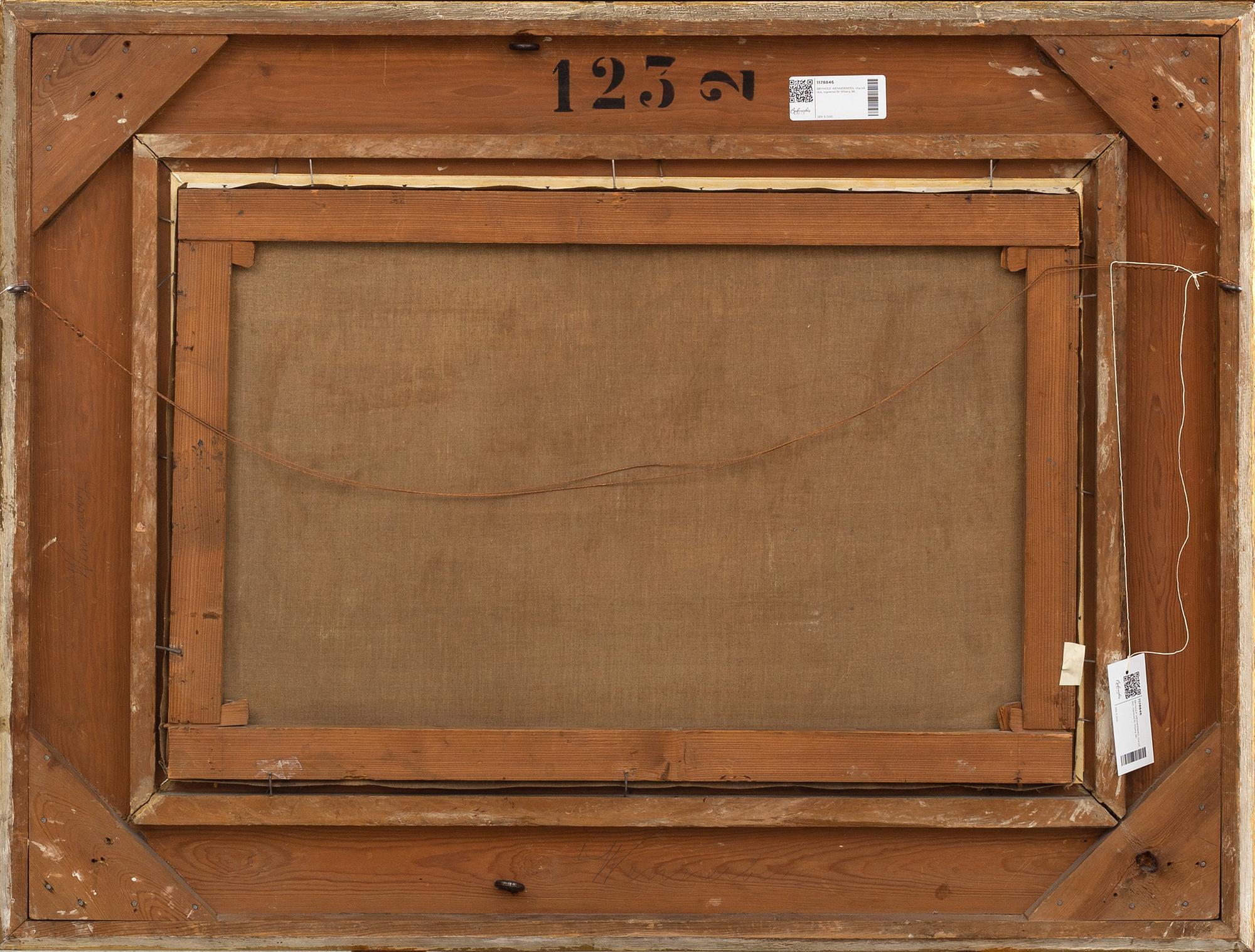 BRYNOLF WENNERBERG, olja på duk, signerad Br Wberg 86.