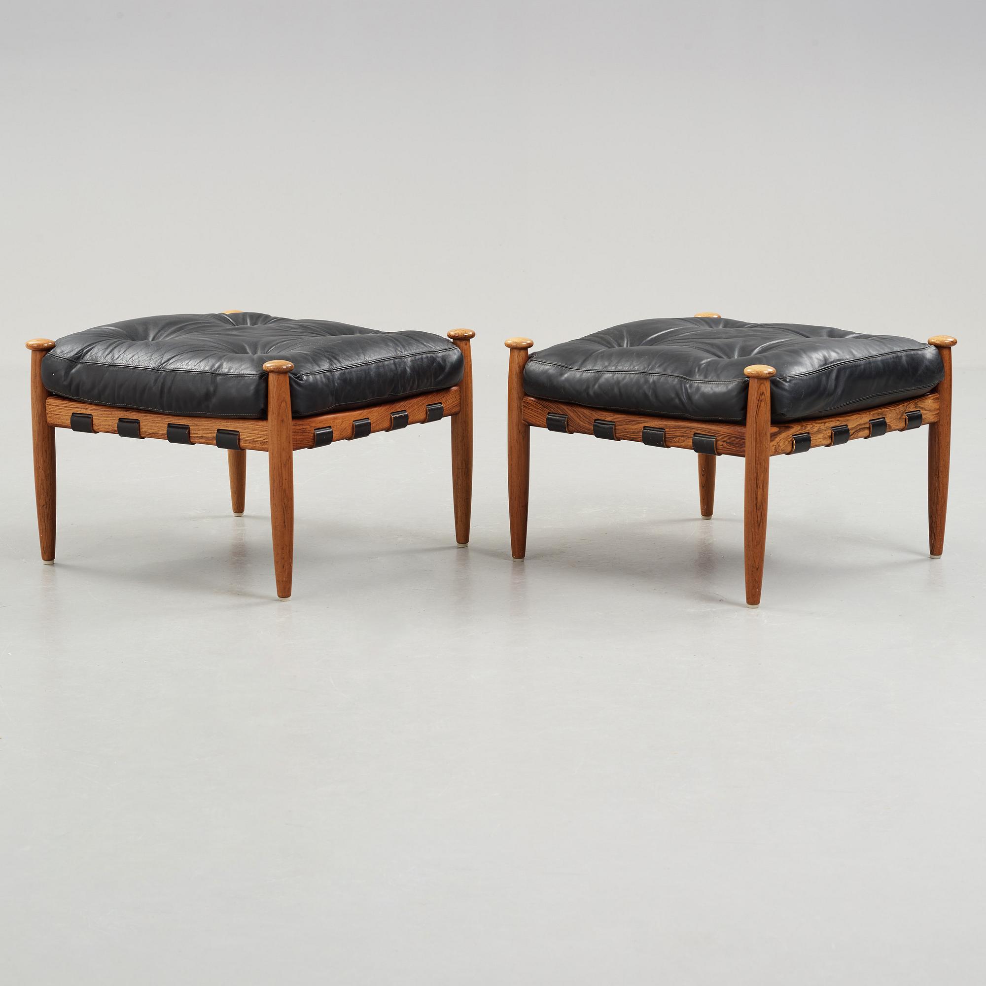 ERIC MERTHEN, fåtöljer, ett par "Amiral", Industri IRE, Skillingaryd 1960-tal.