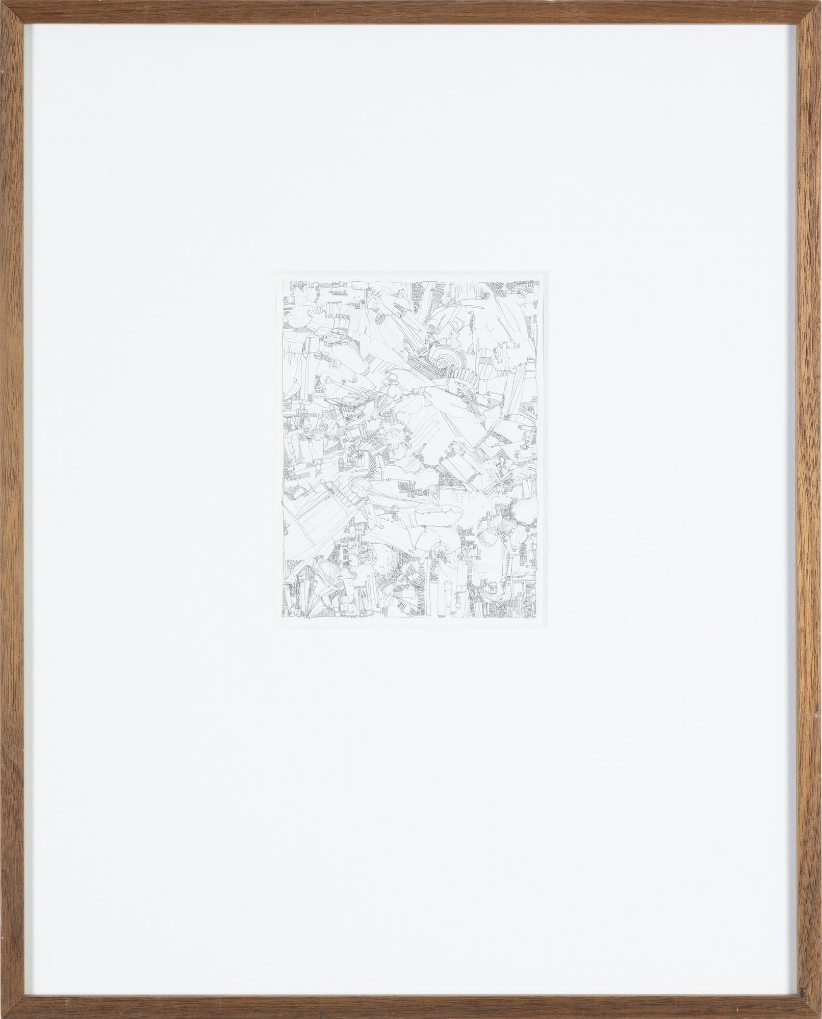 Johan Strandahl, ink on paper.