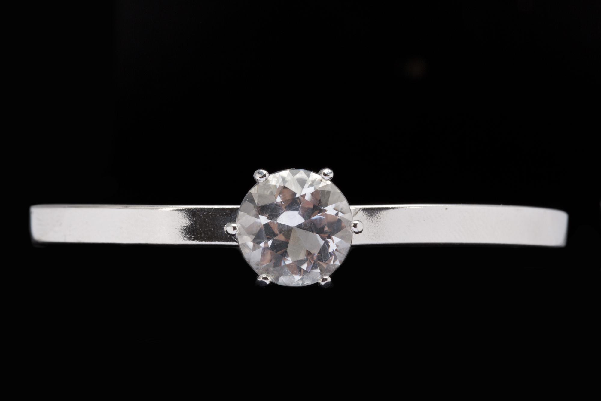 ARMRING SAMT RING, sterling silver med bergkristall. Totalvikt ca 17 g.