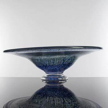 GÖRAN WÄRFF, skål, glas, Kosta Ateljé, signerad.
